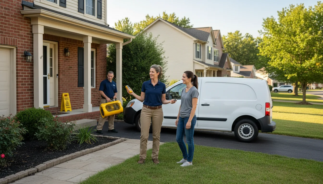 Water restoration image for Home Water Damage Repair in Mcwilliams, AL